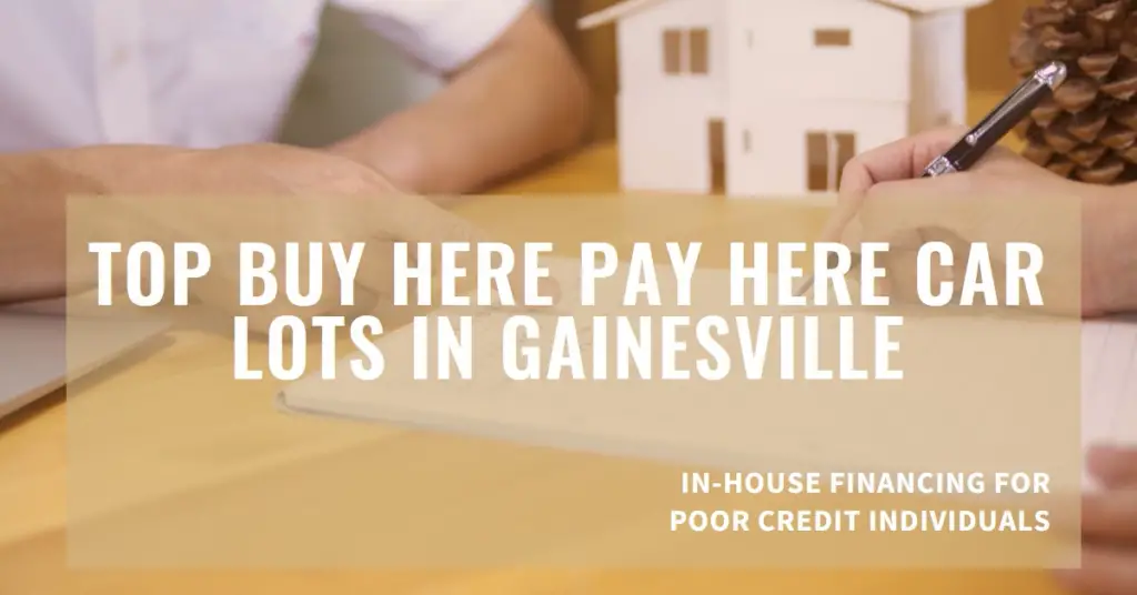 Buy Here Pay Here Gainesville ga